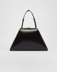 Medium brushed leather handbag-prada